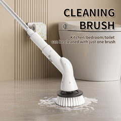 Six in one wireless electric cleaning brush long handle