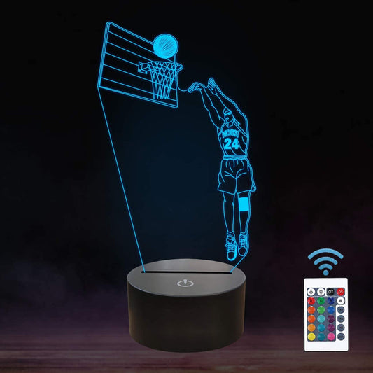 Basketball 3D LED Lamp with Remote