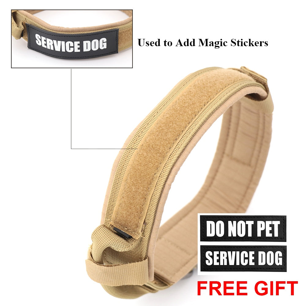 Heavy-Duty Tactical Dog Collar – Durable & Secure