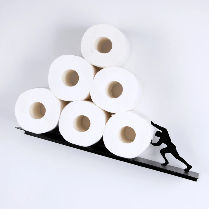 Wall-mounted Toilet Paper Holder Can Be Placed Roll Stand