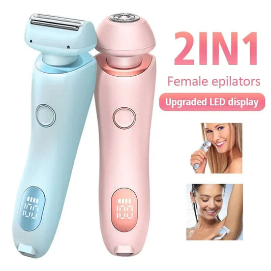 2-in-1 USB Rechargeable Hair Removal Epilator & Trimmer