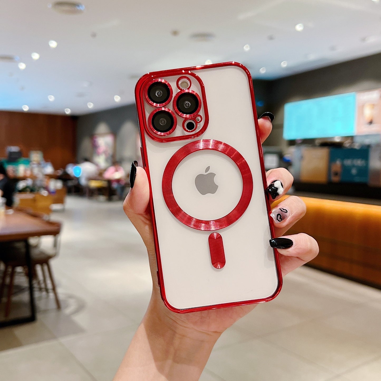 Magnetic Transparent Case for iPhone 13 Pro Max & 14