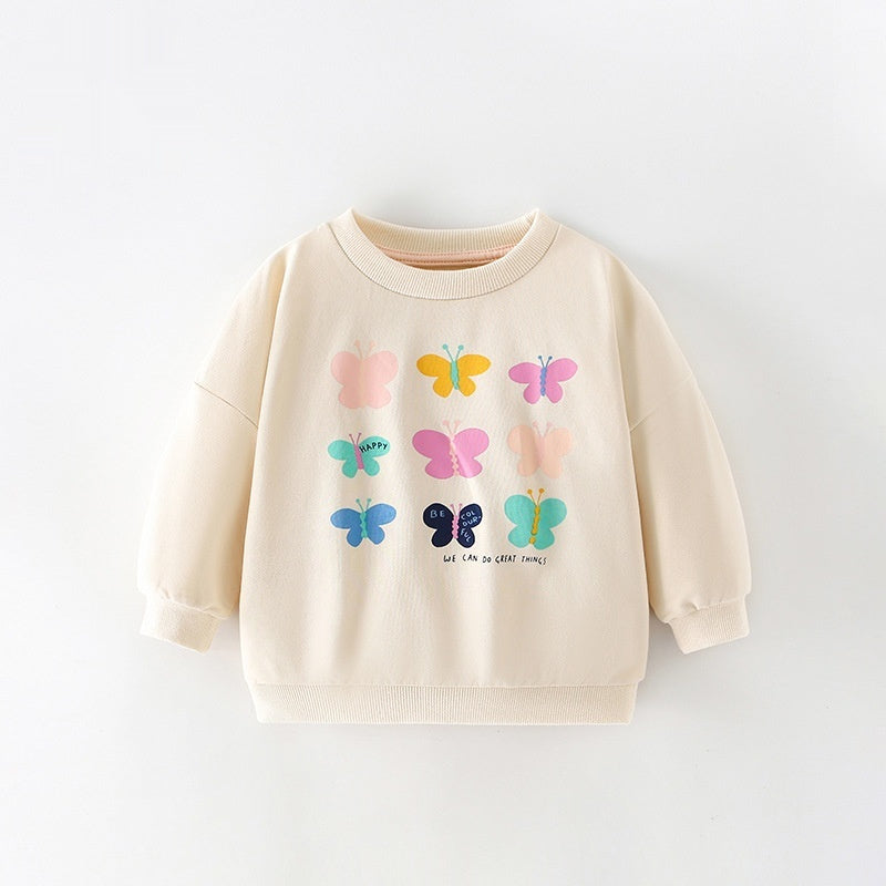 Girls Wearing Long Sleeved Hoodies Outside