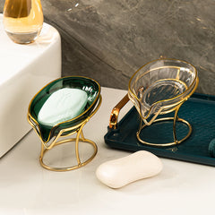 Light Luxury Bathroom Drain Soap Dish Without Punching