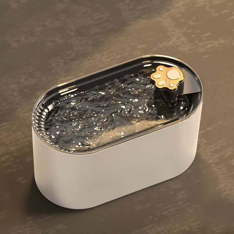 3L Ultra-Quiet Pet Water Fountain with LED & Triple Filtration