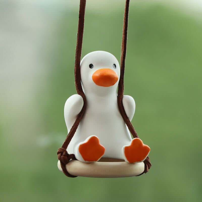 Cute Anime Duck Car Pendant