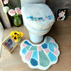 Colorful Pastoral Toilet Seat Cover