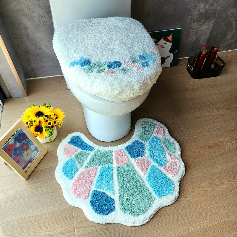 Colorful Pastoral Toilet Seat Cover