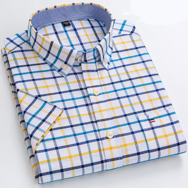 Summer New Short-Sleeved Shirt Men
