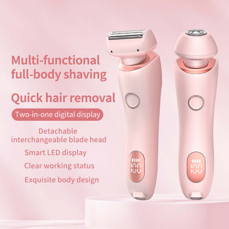 2-in-1 USB Rechargeable Hair Removal Epilator & Trimmer