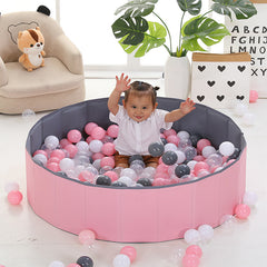 Children's Home Marine Ball Pool Indoor Folding Fence Baby Storage Basket