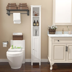 66.92 Inch Tall Bathroom Storage Cabinet