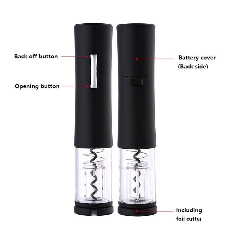 Automatic Wine Bottle Opener - Effortless Cork Removal