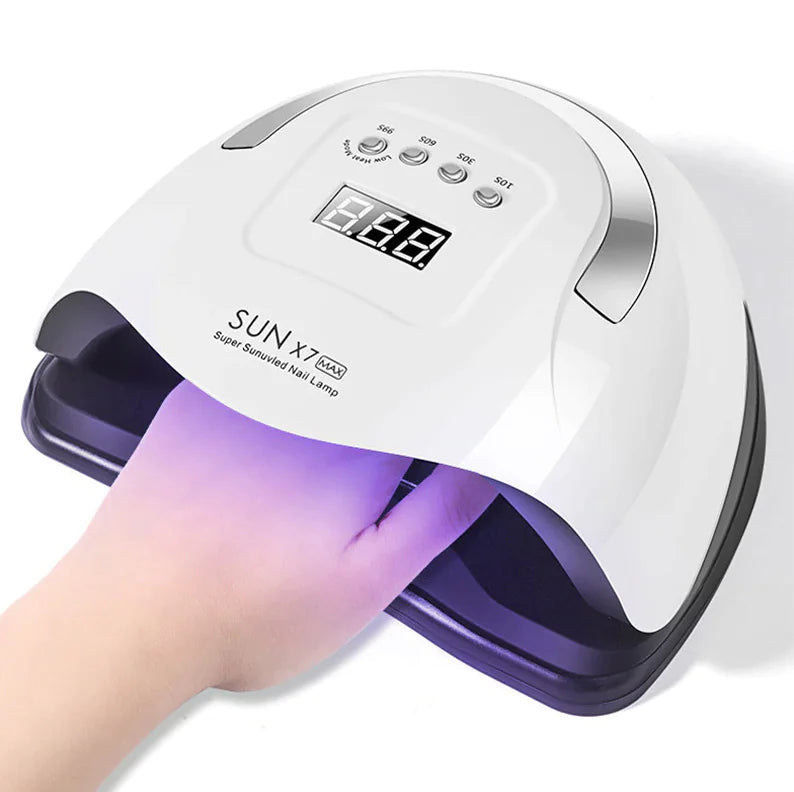 220W Professional UV LED Nail Dryer with Smart Sensor & Timers